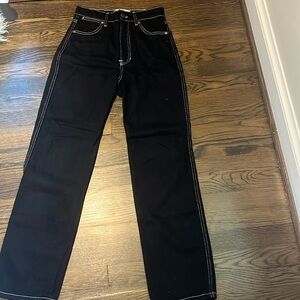Aritzia black jeans size 00